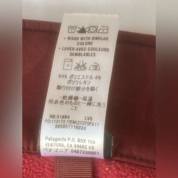 patagonia soft shell full zip women’s small lined - Picture 13 of 14